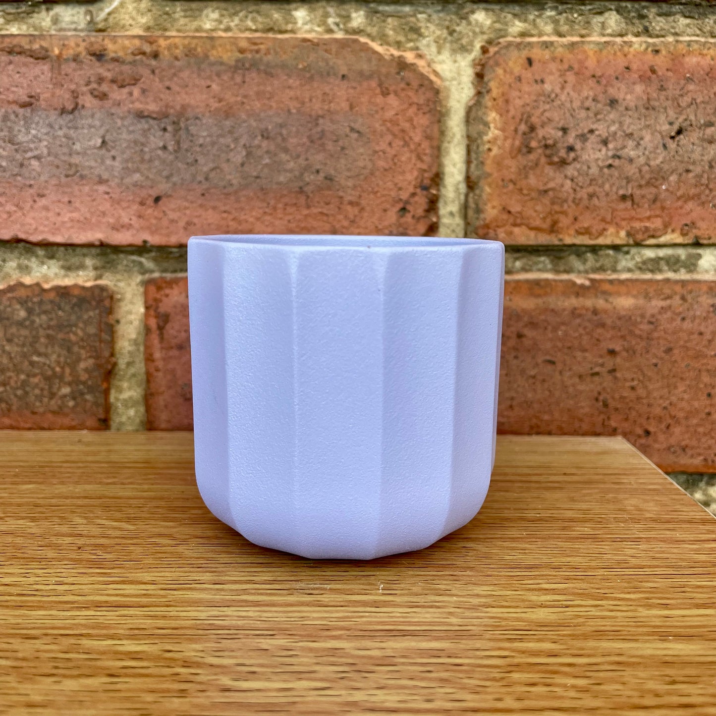Geometric Lilac Mini Plant Pot-7cm