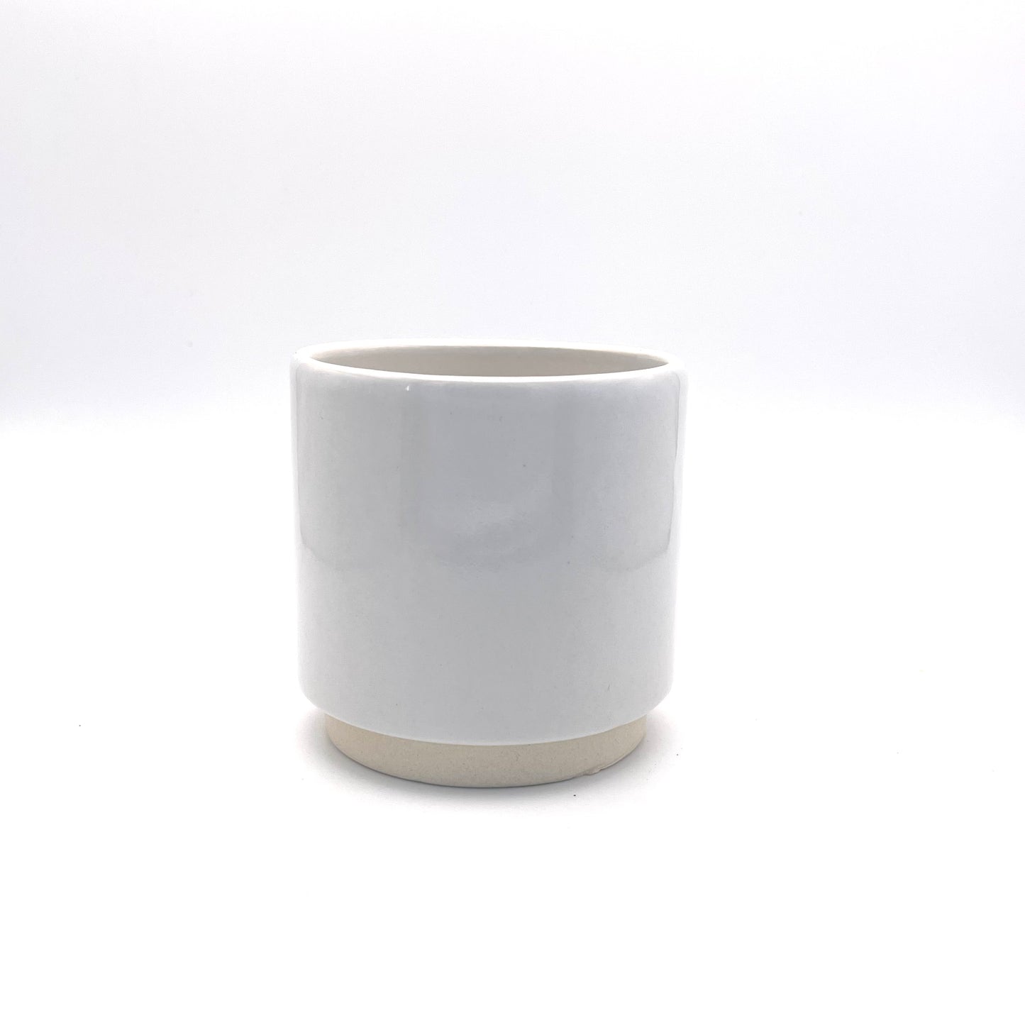 White Ceramic Mini Plant Pot-7cm