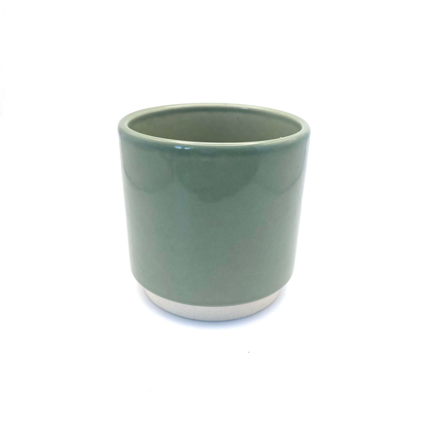 Green Ceramic Mini Plant Pot-7cm
