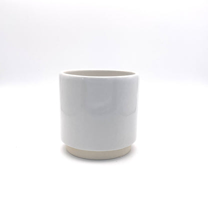 White Ceramic Mini Plant Pot-7cm