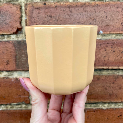 Geometric Peach Mini Plant Pot-7cm